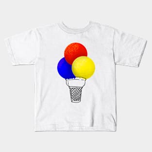 3 scoops of color Kids T-Shirt